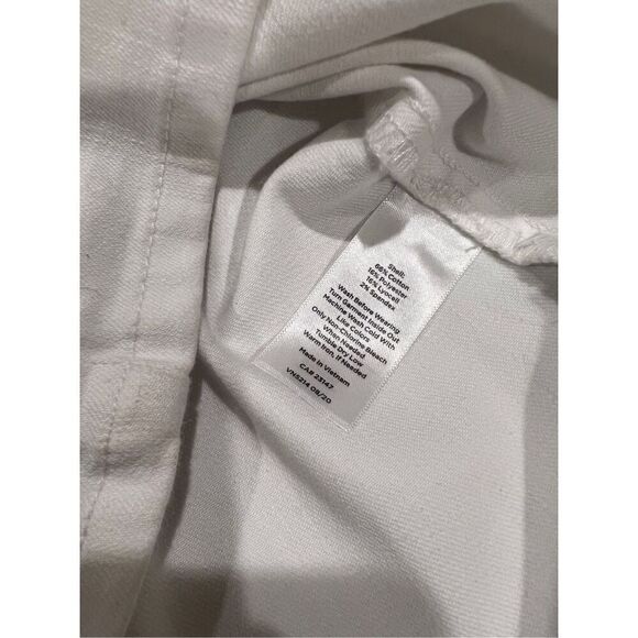 Talbots white Jean Skirt Size 6 - Picture 4 of 6